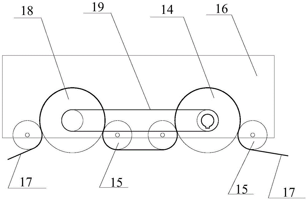 A transmission mechanism using a climbing rope