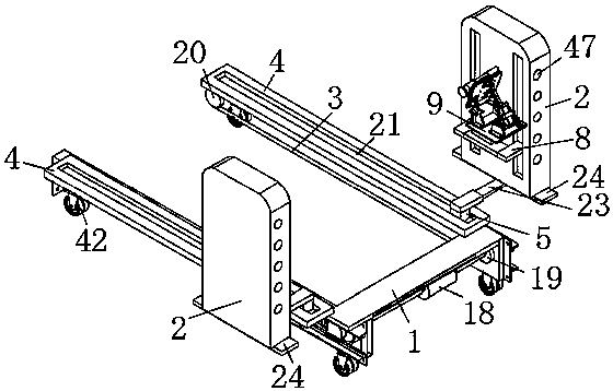 Automatic cleaning device applied to beam-pumping unit and working method of automatic cleaning device