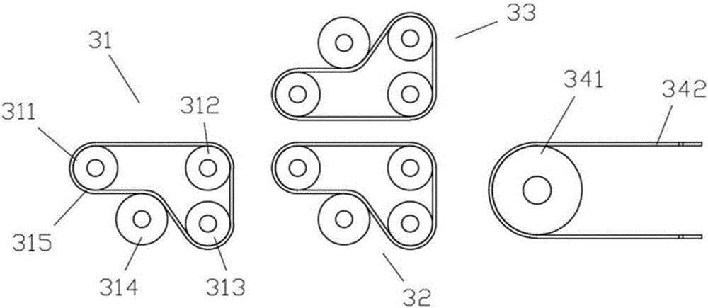 Transfer device for router circuit board