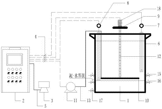 A mud-water interface physical and chemical control system for in-situ restoration of landscape water bodies