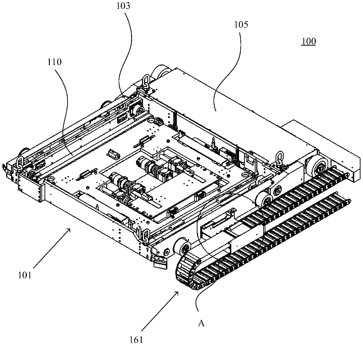 Battery replacing equipment and battery replacing station comprising same