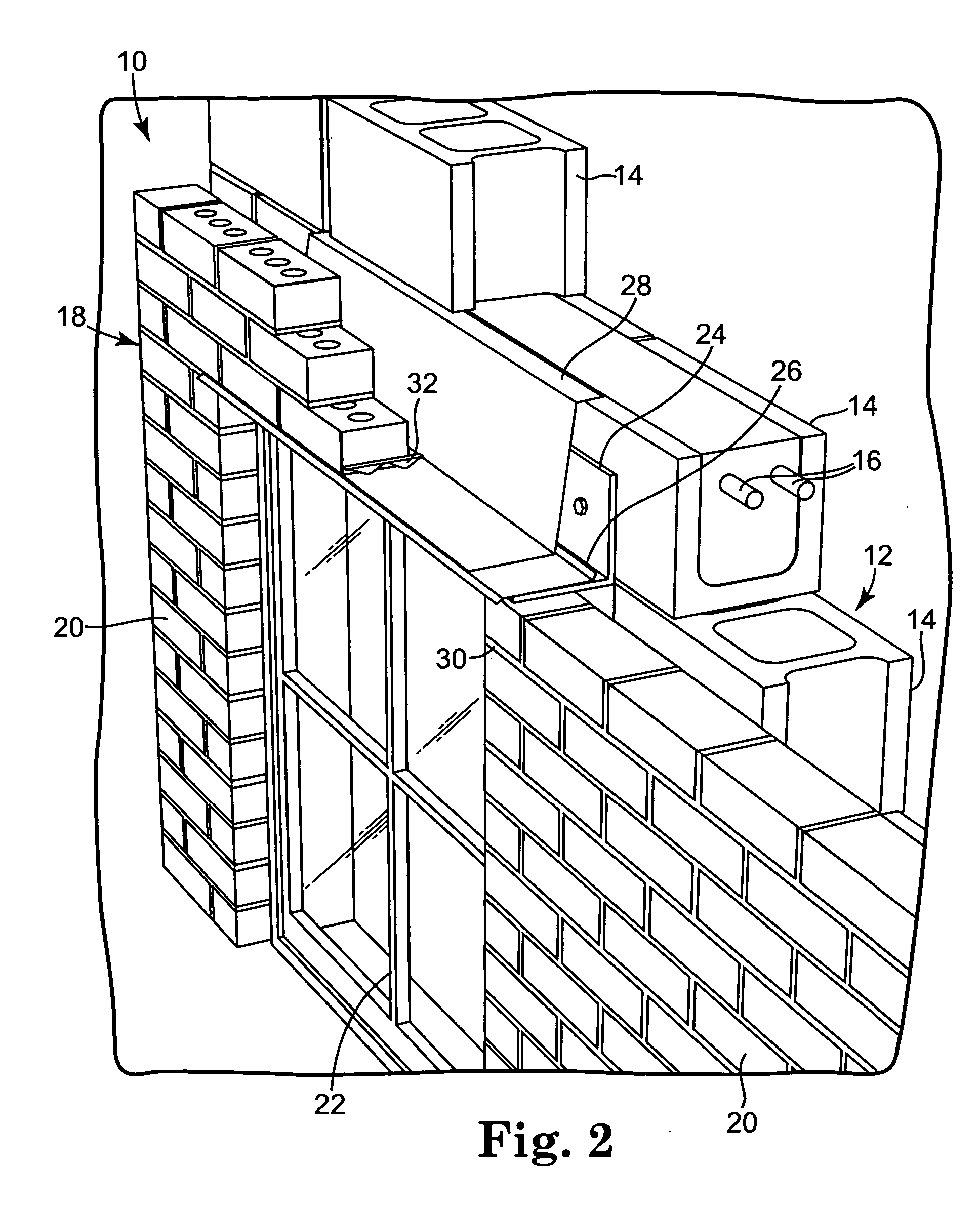 Head joint drainage device, wall system and method for draining moisture from a head joint