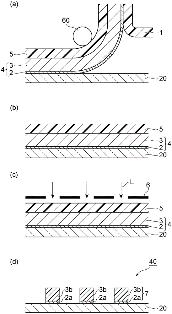 Photosensitive conductive film, conductive pattern formation method using same, and conductive pattern substrate