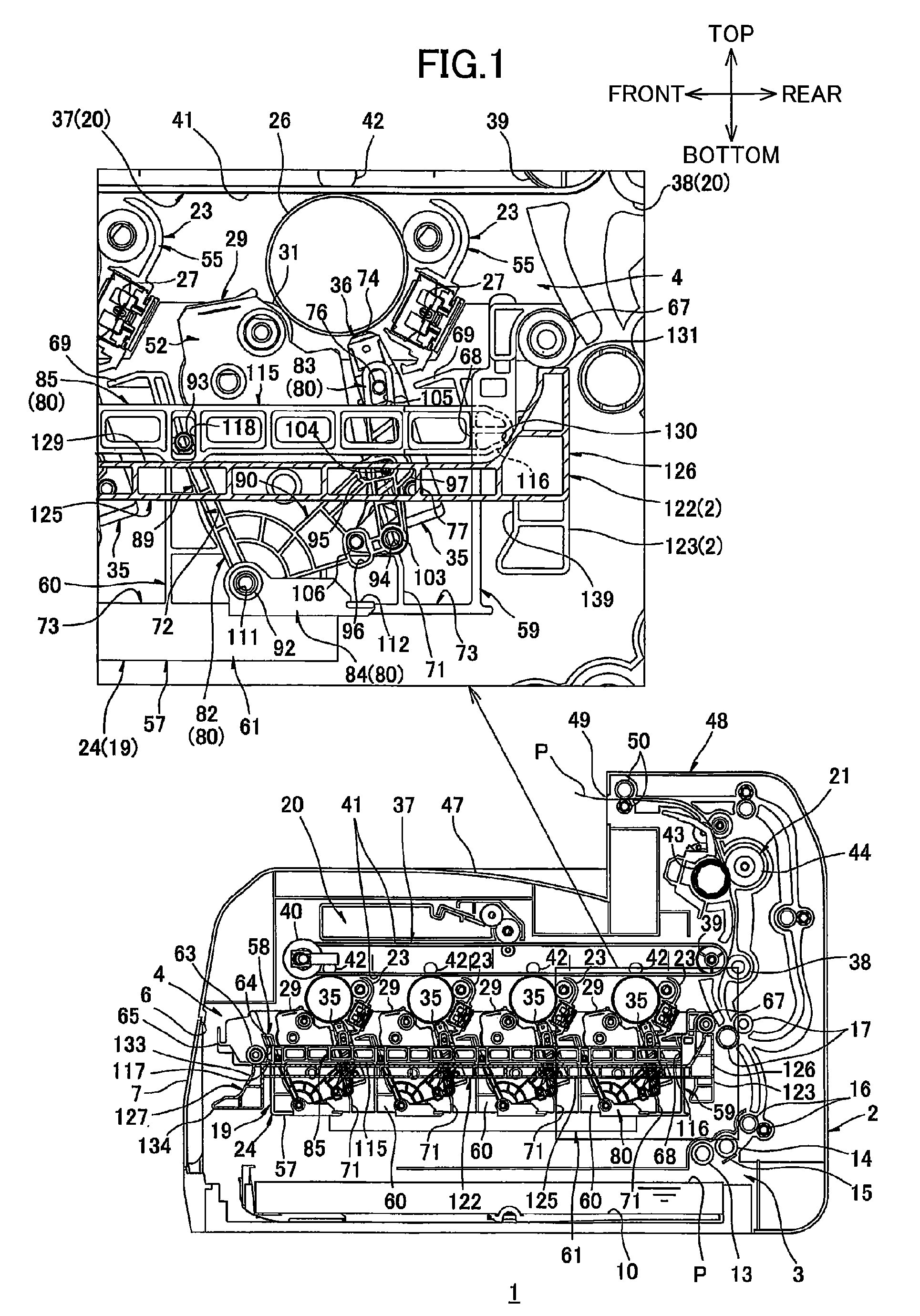 Image forming apparatus capable of reliably protecting exposure member