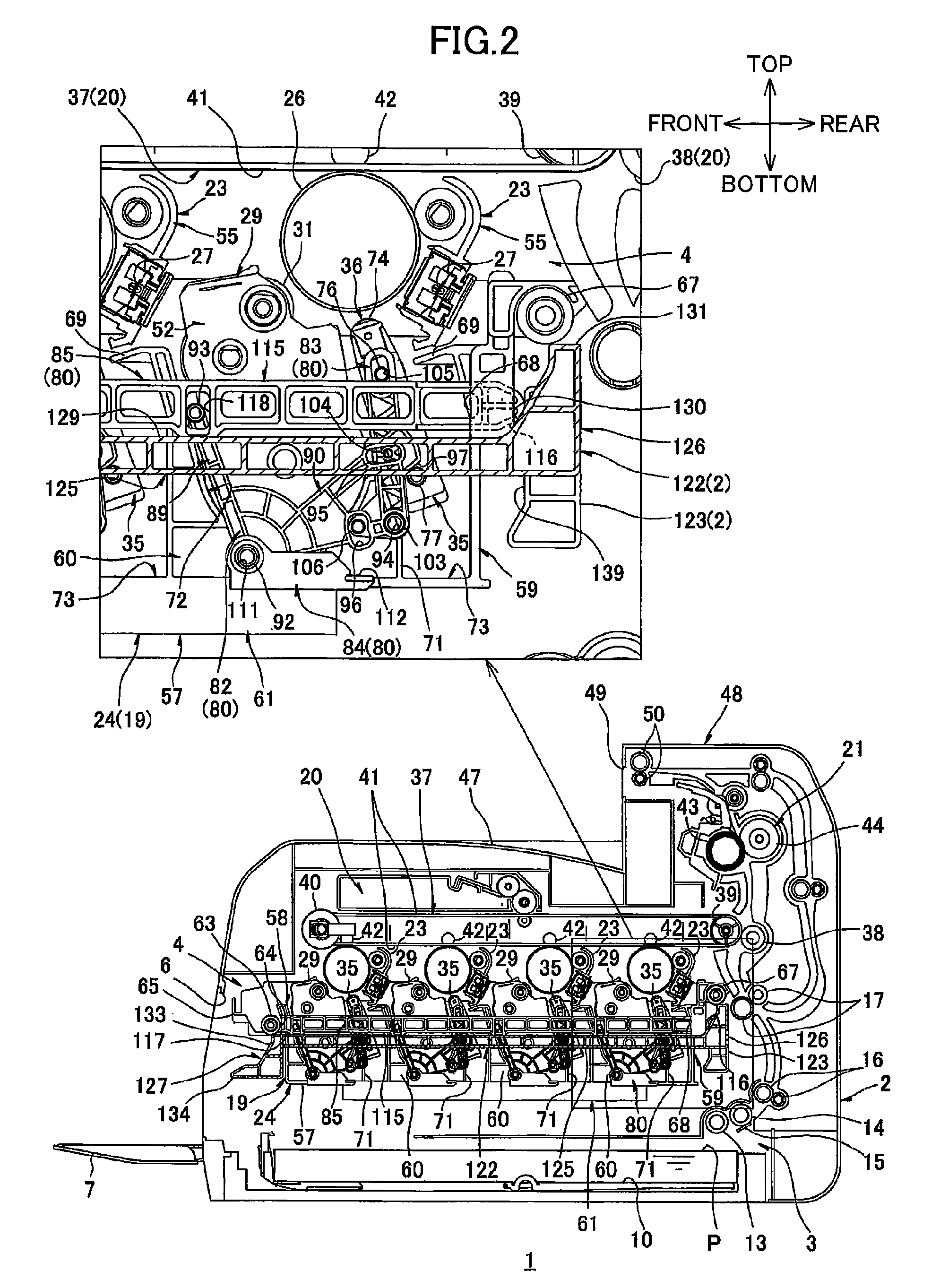 Image forming apparatus capable of reliably protecting exposure member