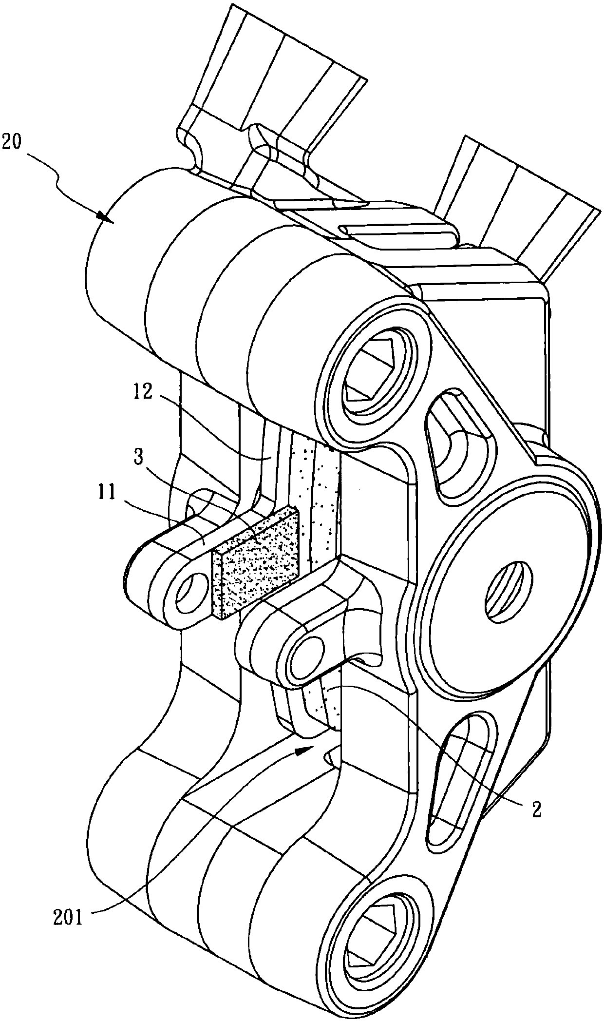 Bicycle brake pad display device