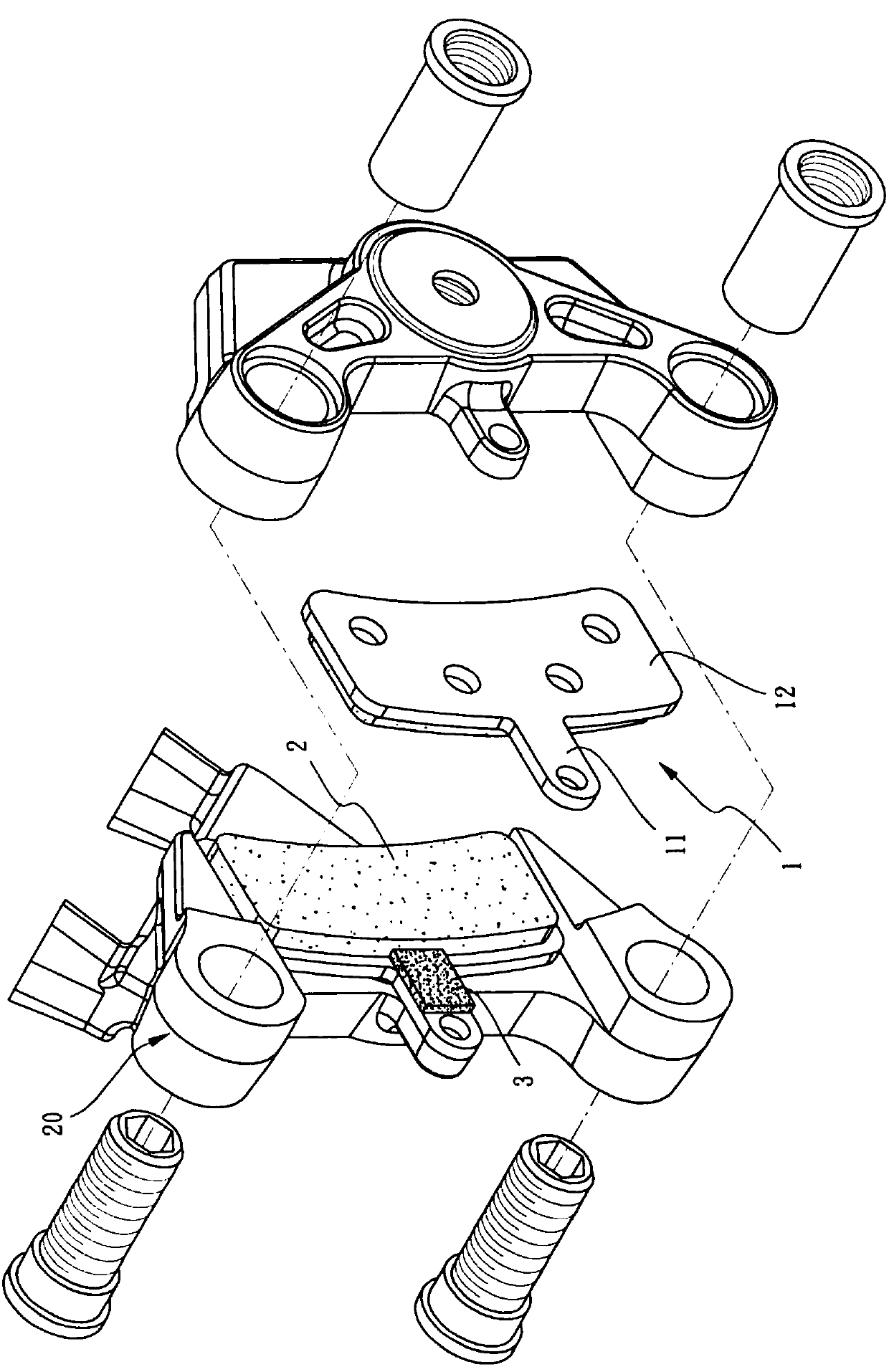 Bicycle brake pad display device