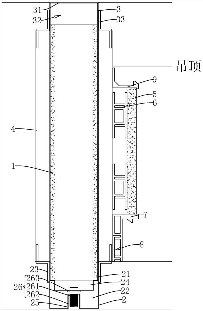 Wallboard mounting structure convenient to mount and dismount and mounting process thereof