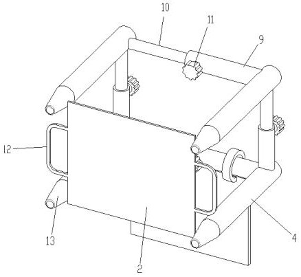 Auxiliary device for livestock breeding injection