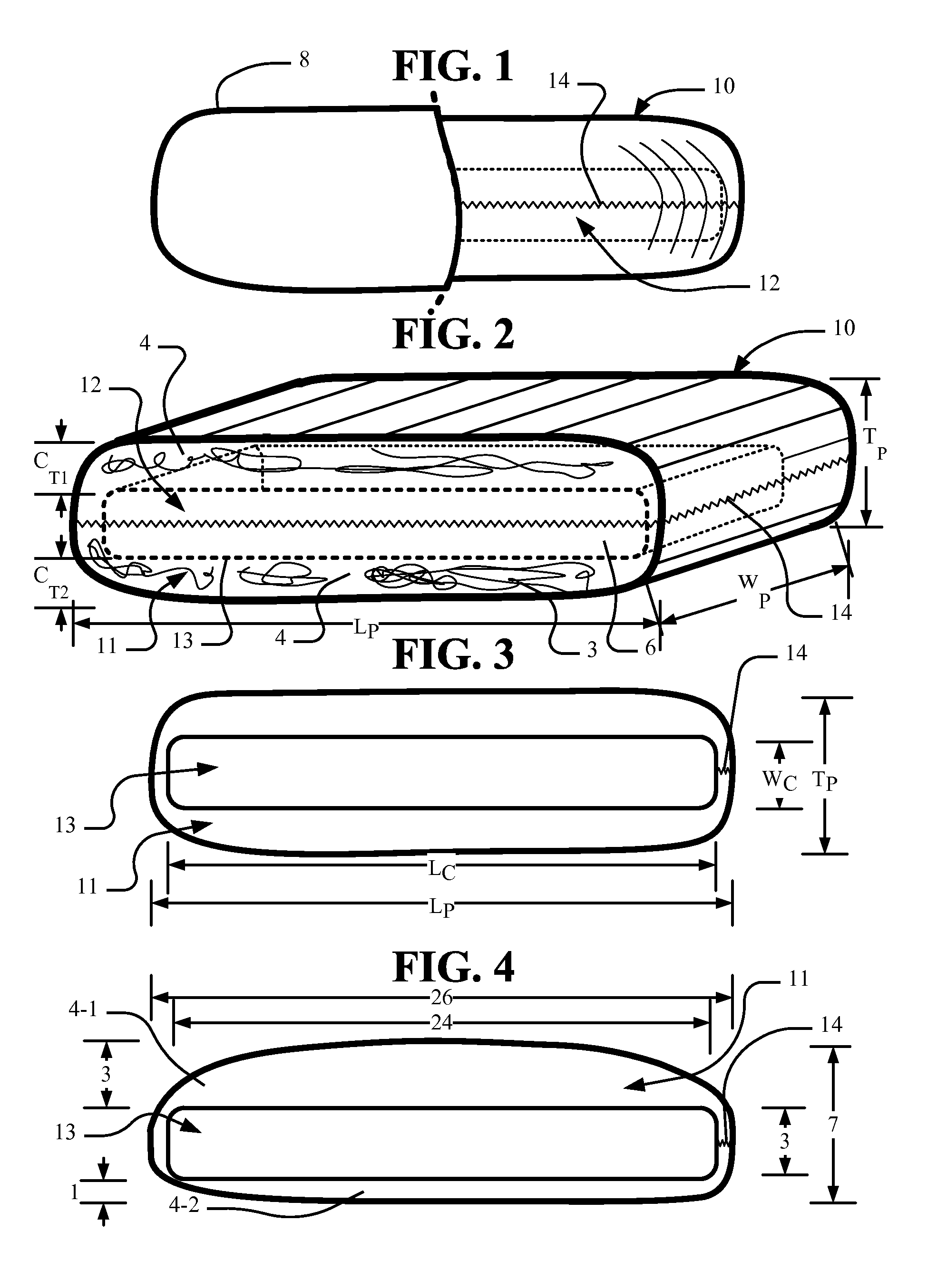 Pillow having structurally varying core and cover
