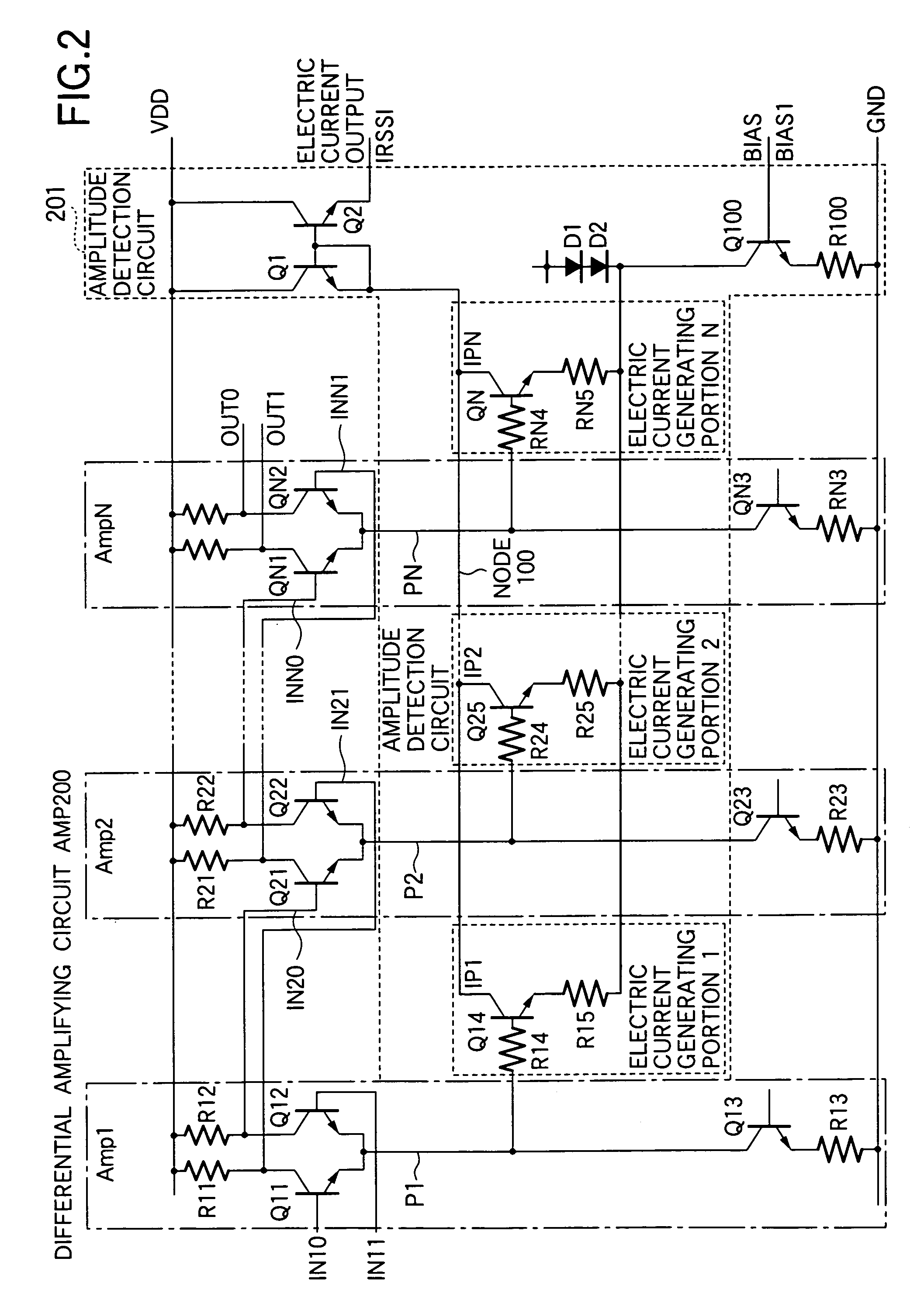 Signal waveform detection circuit