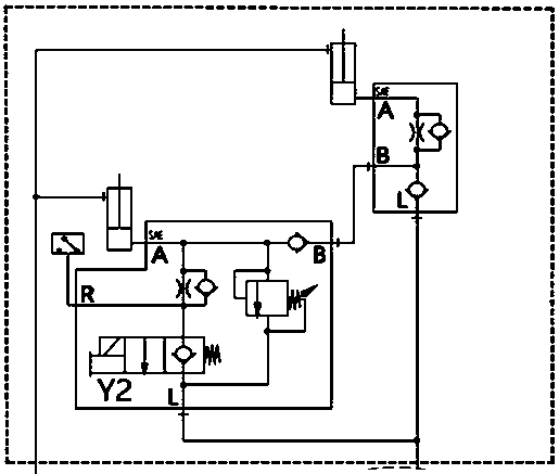 Method of secondary speed reduction of aerial work platform and device adopting the same