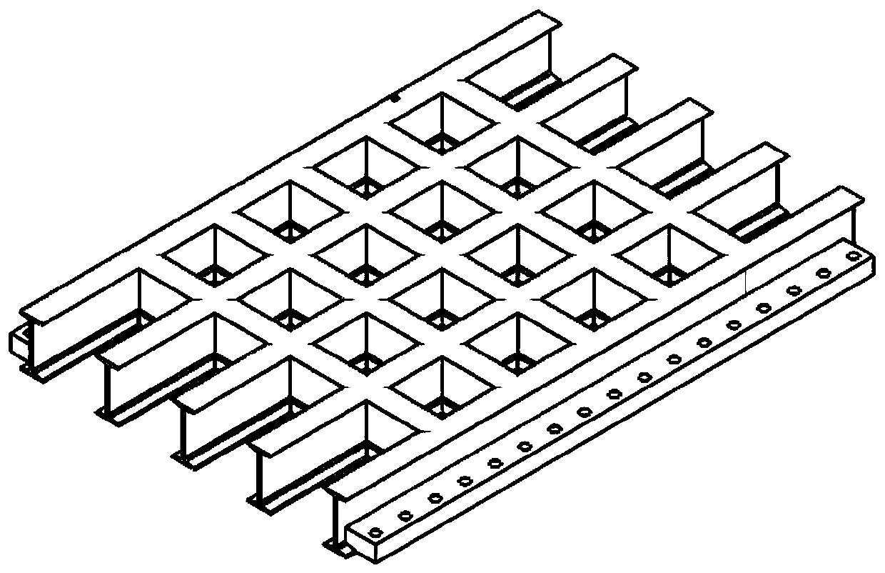 An experimental device and method for a wellhead connector large-load tension-compression bending test