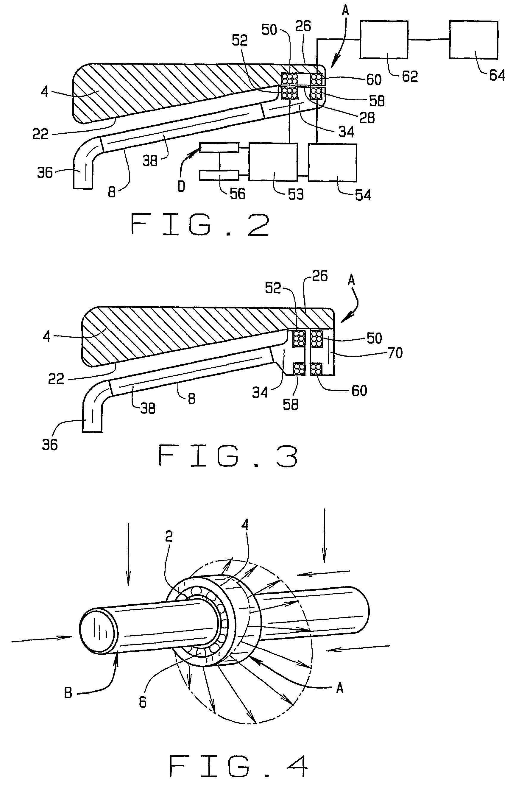 Bearing with cage-mounted sensors