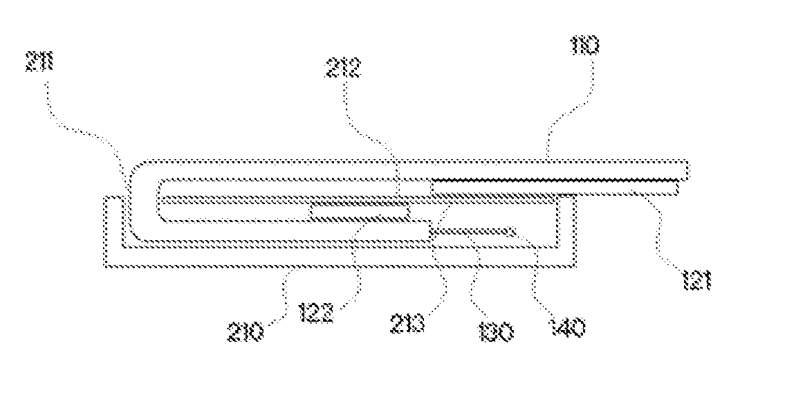 Soft display device for portable terminal
