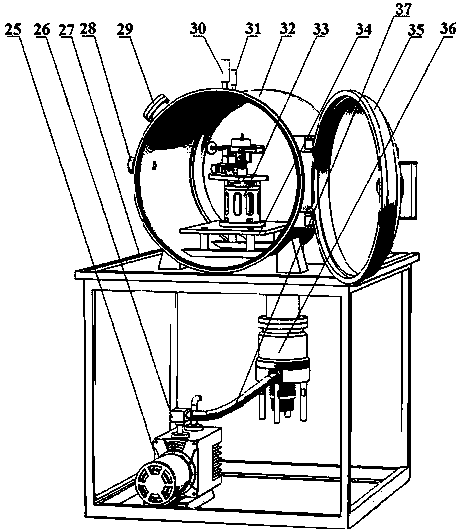 Automatic evaluation device for tribological property of lubricating thin film