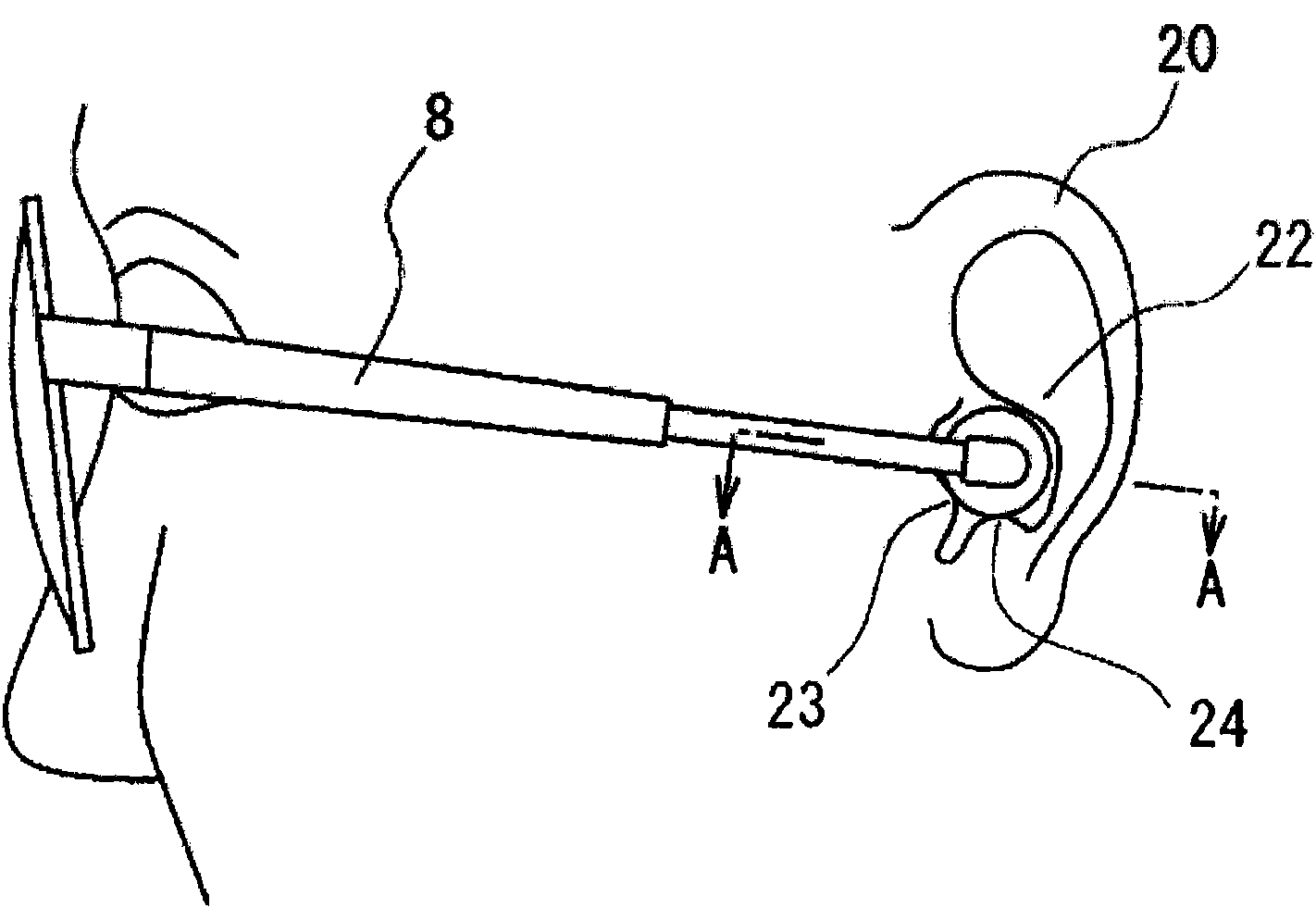 Bone conduction speaker and hearing device using the same