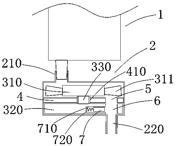 Injection device facilitating indwelling needle tube washing operation and using method thereof