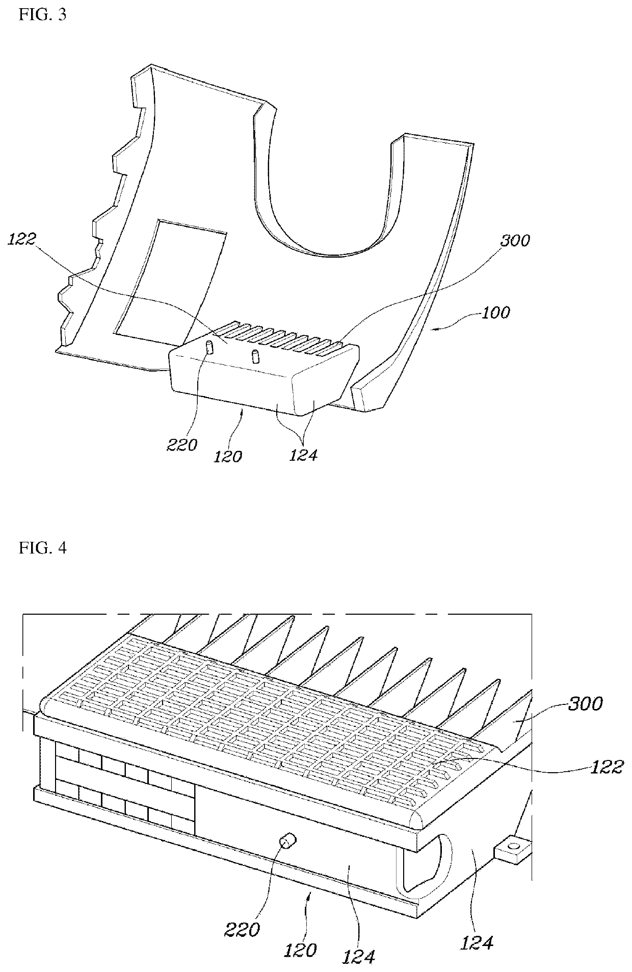 Knee airbag for vehicles