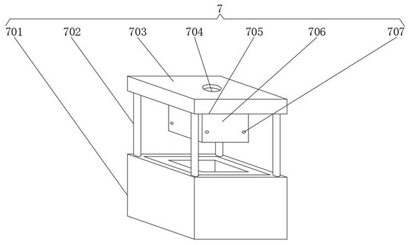 Injection molding device for plastic injection molding machine and molding method