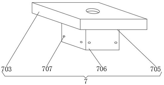 Injection molding device for plastic injection molding machine and molding method