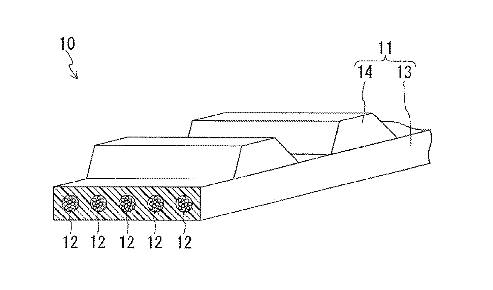Reinforcement cord for reinforcing rubber product, and rubber product using same