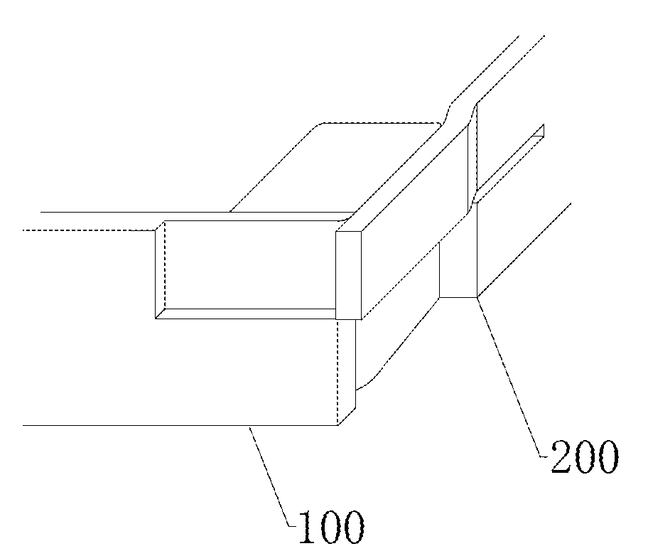 A magnetic connection structure of a spectacle frame for solid connection