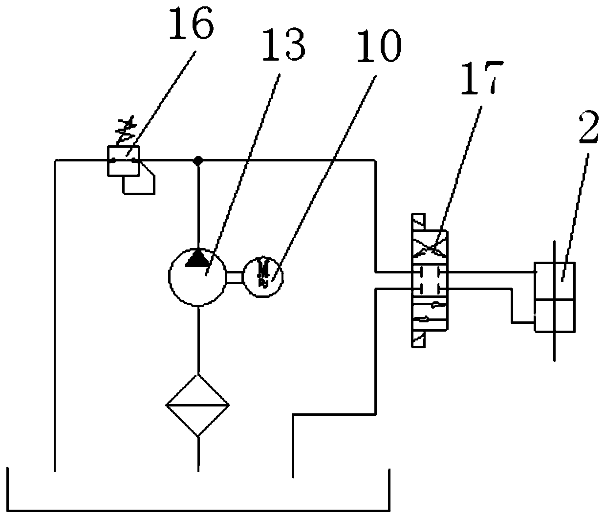 Electro-hydraulic anchoring device