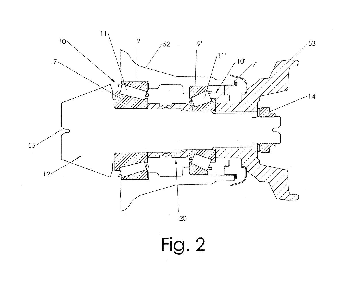 Adjustable spacer with hardened ends