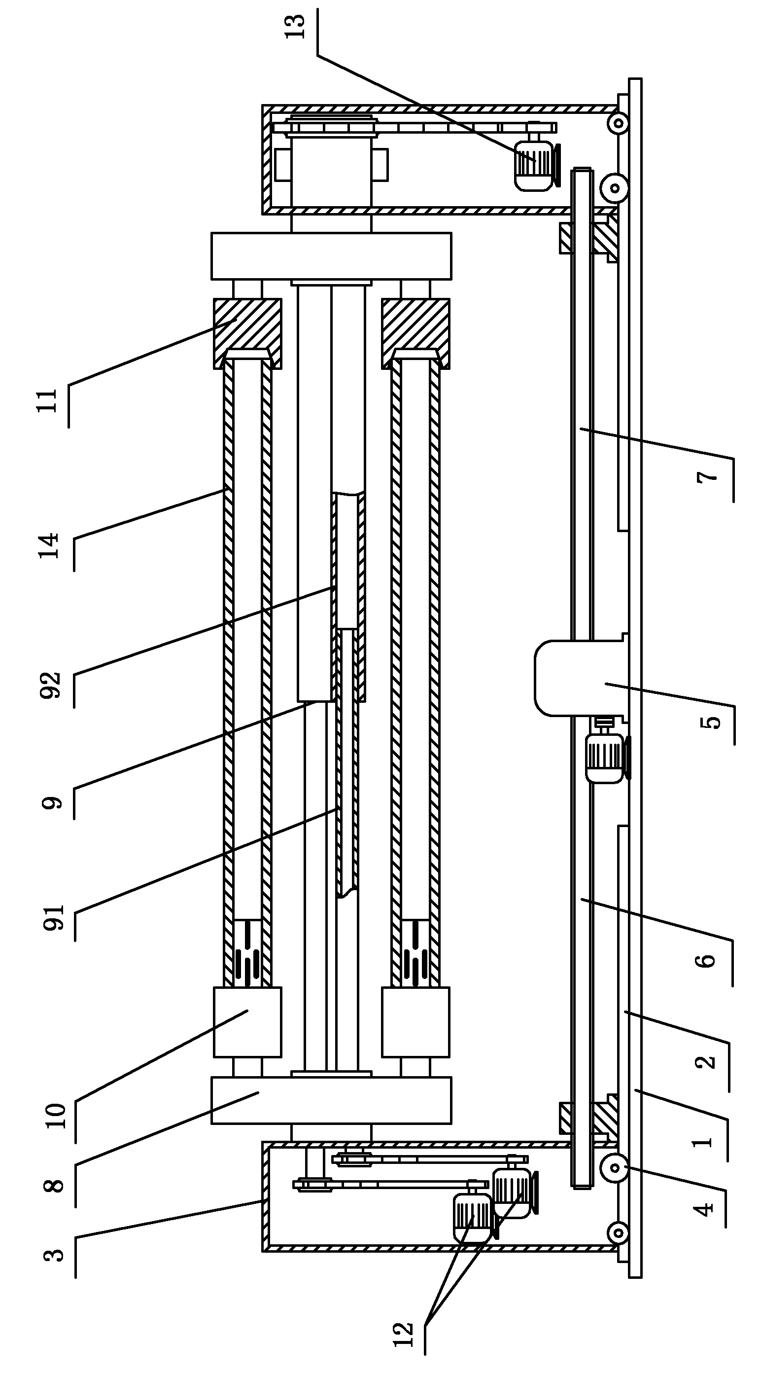 Free-open-close turnover shaft-less film winding device