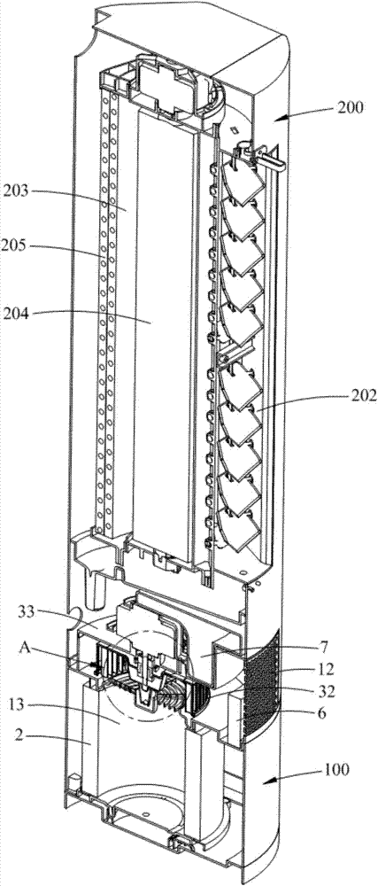 Air treatment module and air conditioner