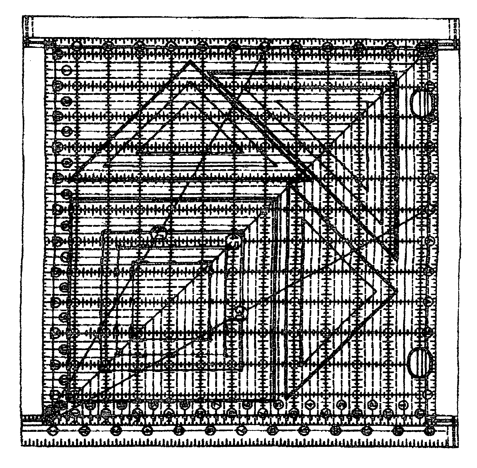 Multiple unit transparent measuring device