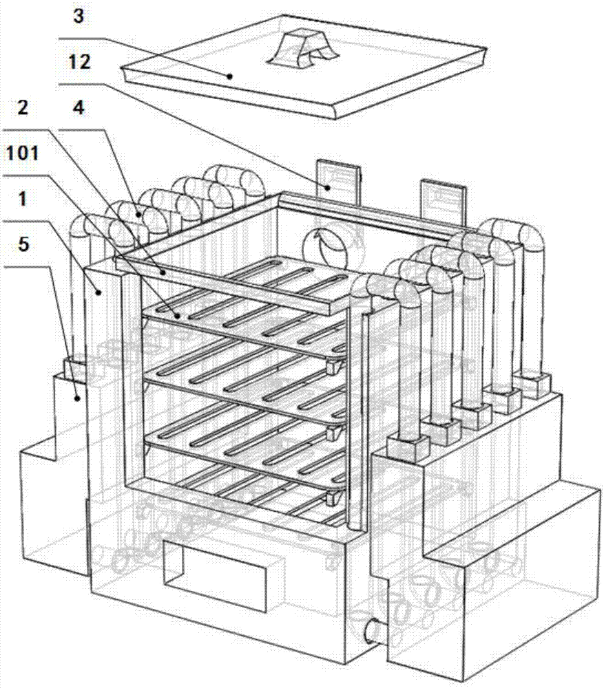 Virus preventing and controlling device for potato storage