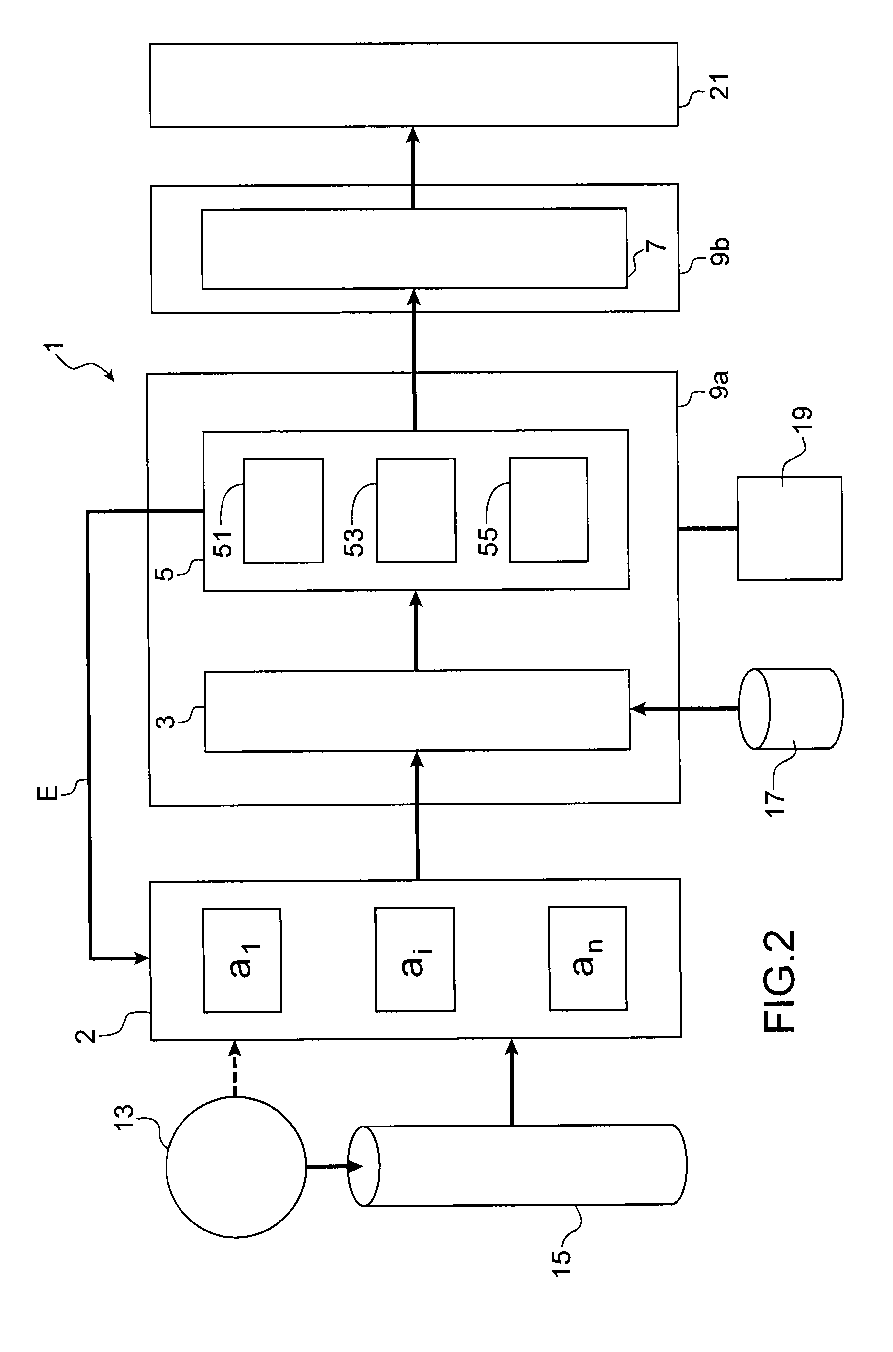 System for monitoring a set of components of a device