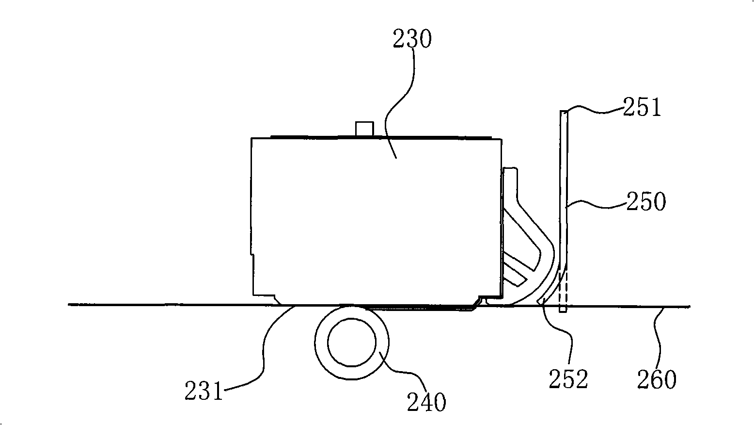 Paper feeding type scanner with cleaning mechanism