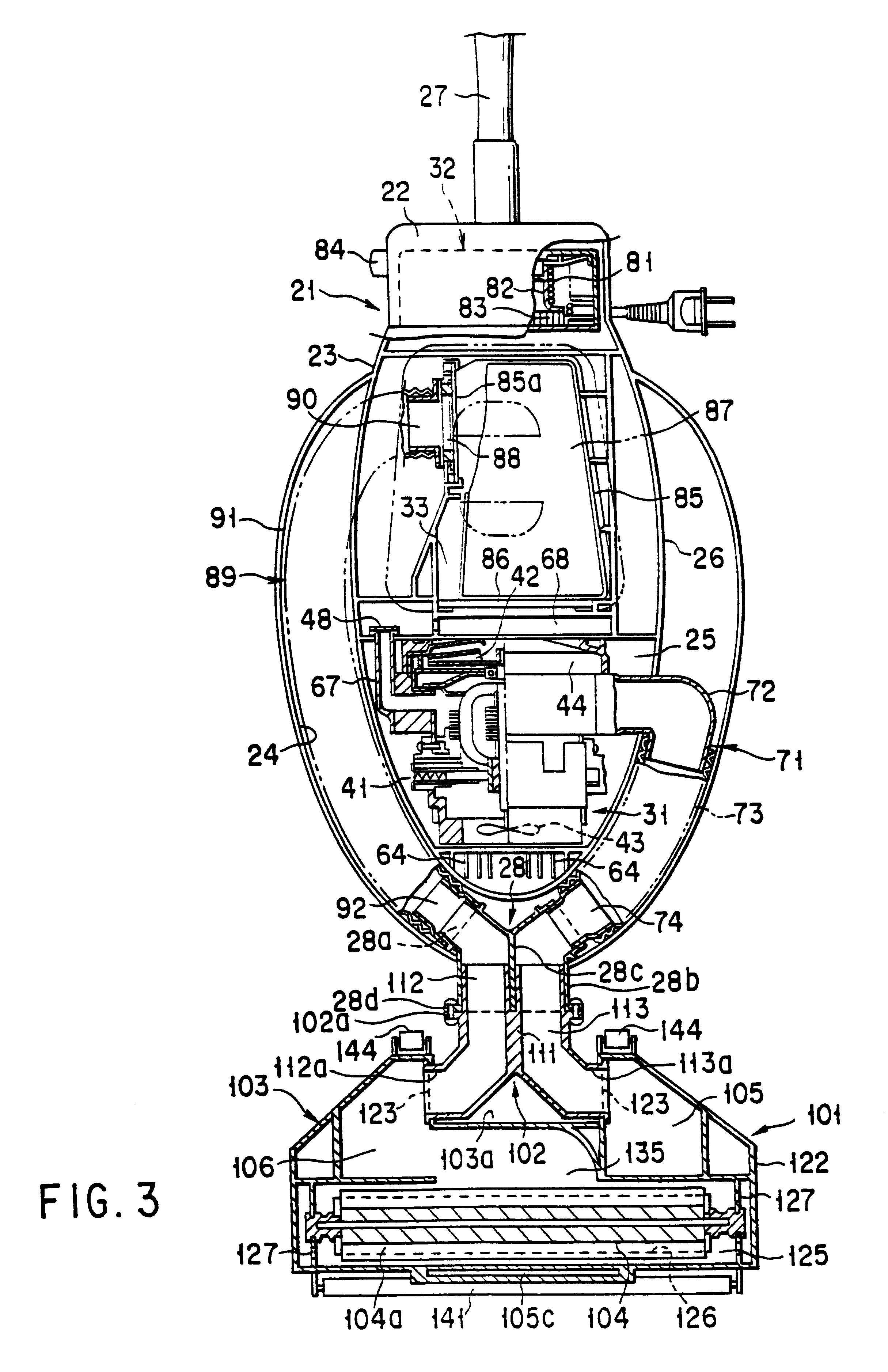 Suction port body for vacuum-cleaner and vacuum-cleaner having the same