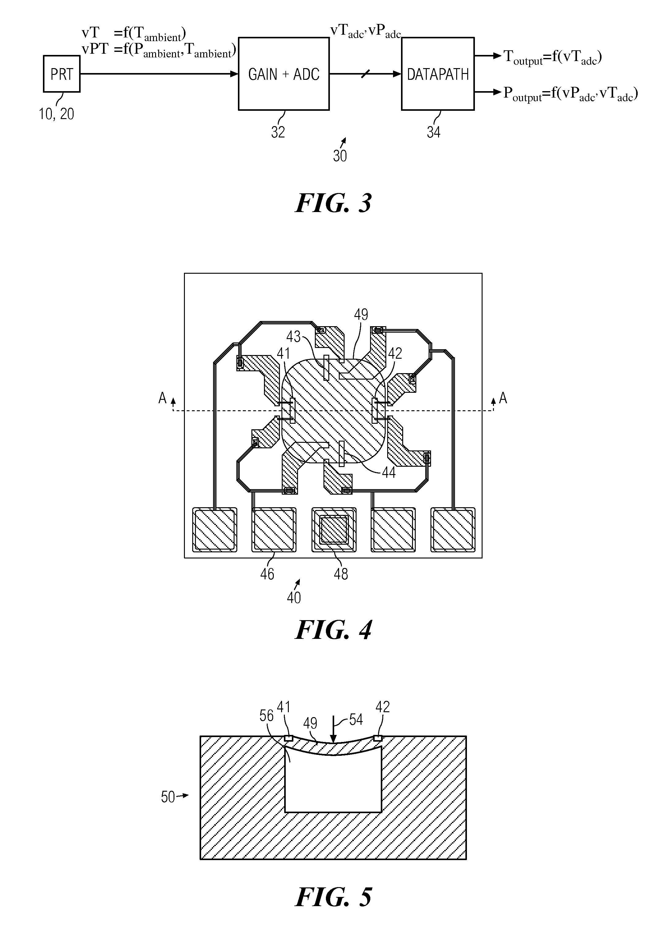 Method and system to compensate for temperature and pressure in piezo resistive devices