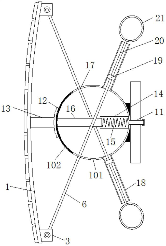 A kind of training device for basketball confrontation breakthrough