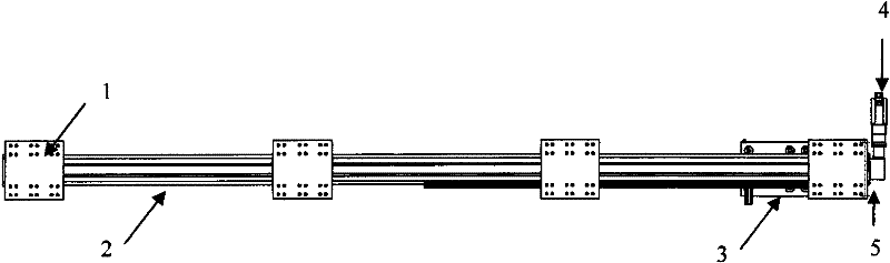 Forced reciprocating movement device of ocean structure