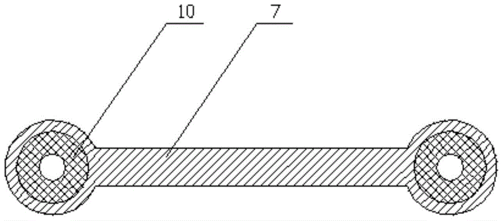 Two-way damping type cab rear suspension device