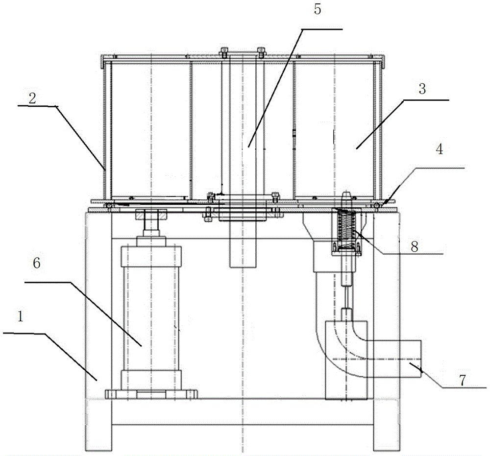 Cooling device and working method thereof