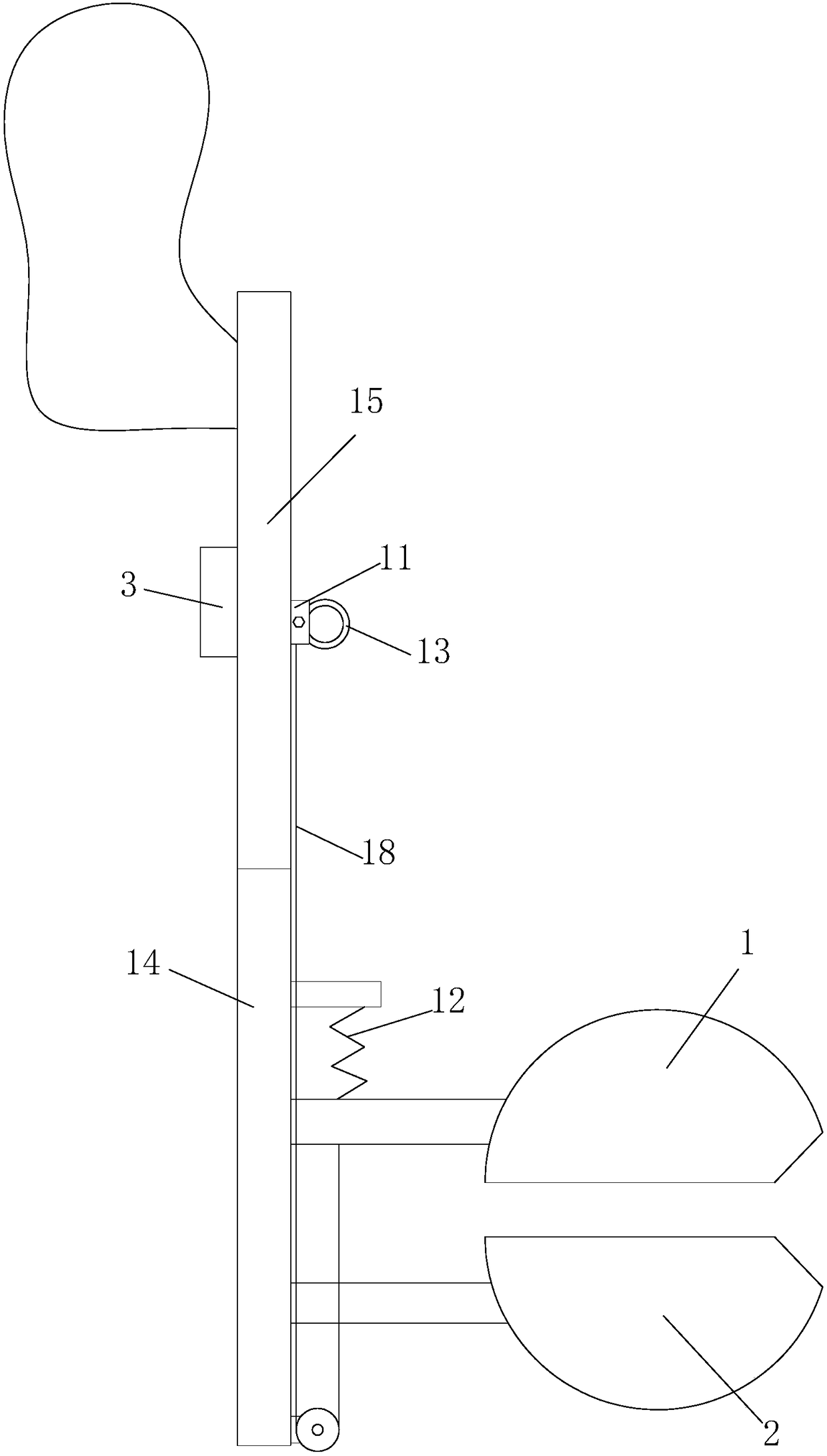 Watermelon seedling pollenator, and application method thereof