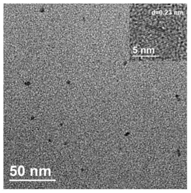 Method for detecting Cr 6+ by using nitrogen-doped carbon quantum dot fluorescent probe
