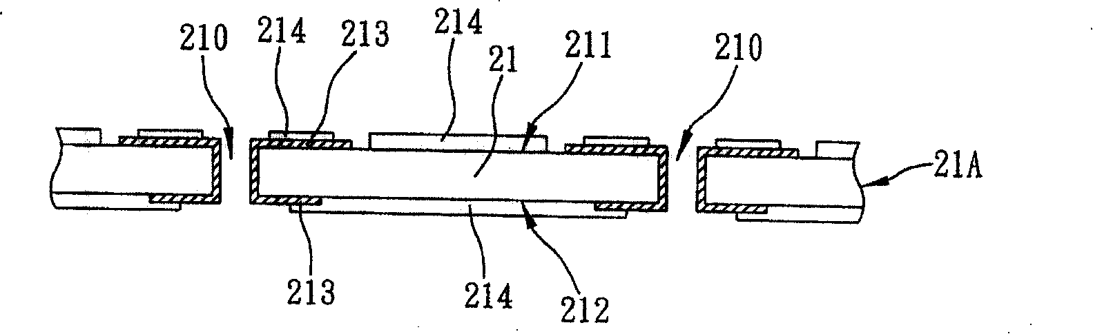 Sensing type packaging part and manufacturing method thereof