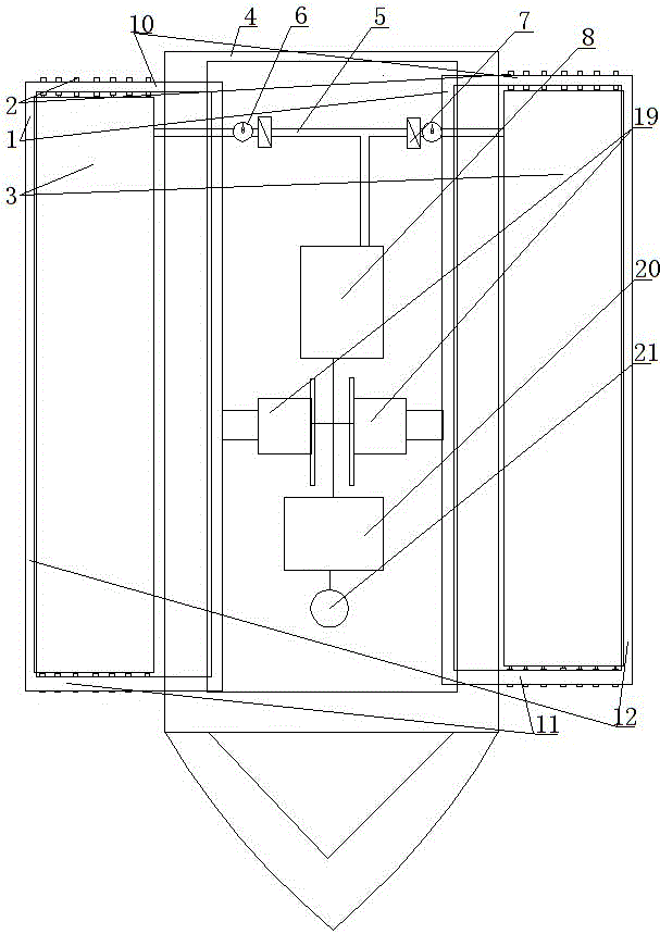 Device and method for controlling ship to sail stably through computer