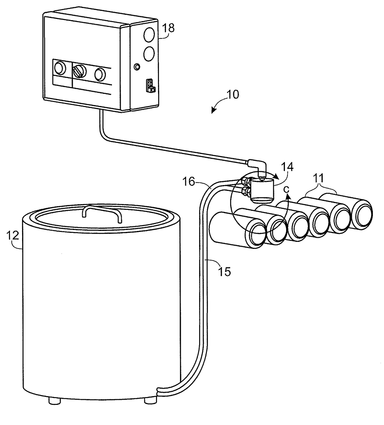 Electrostatic spraying system