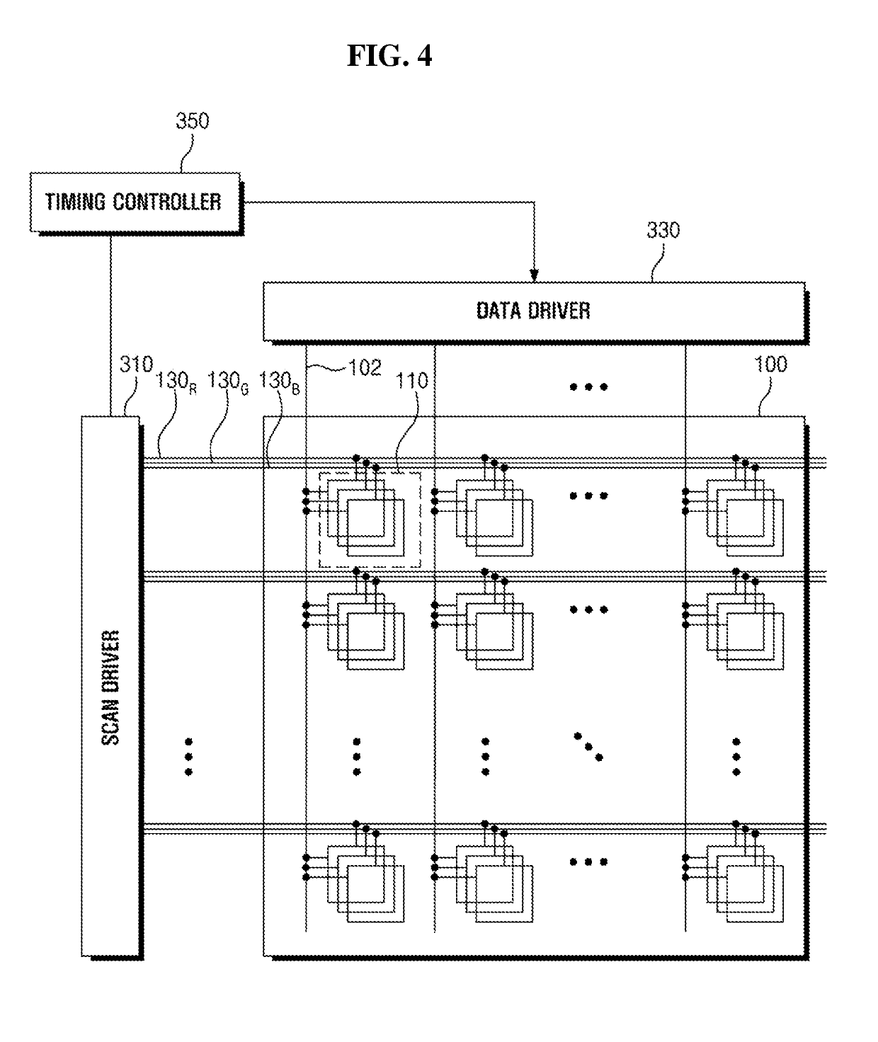 Display device having light emitting stacked structure