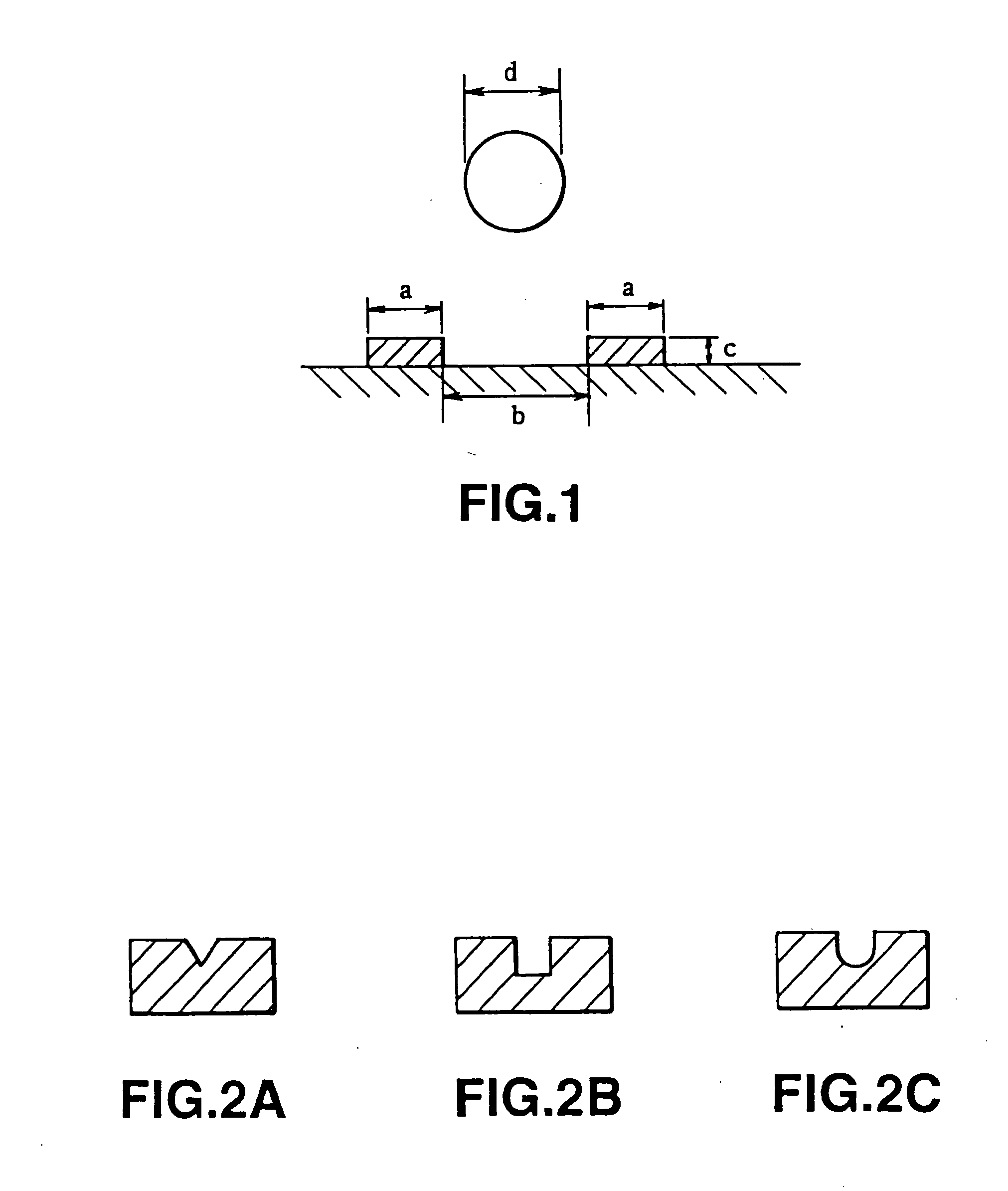 Method of forming thin film patterning substrate including formation of banks