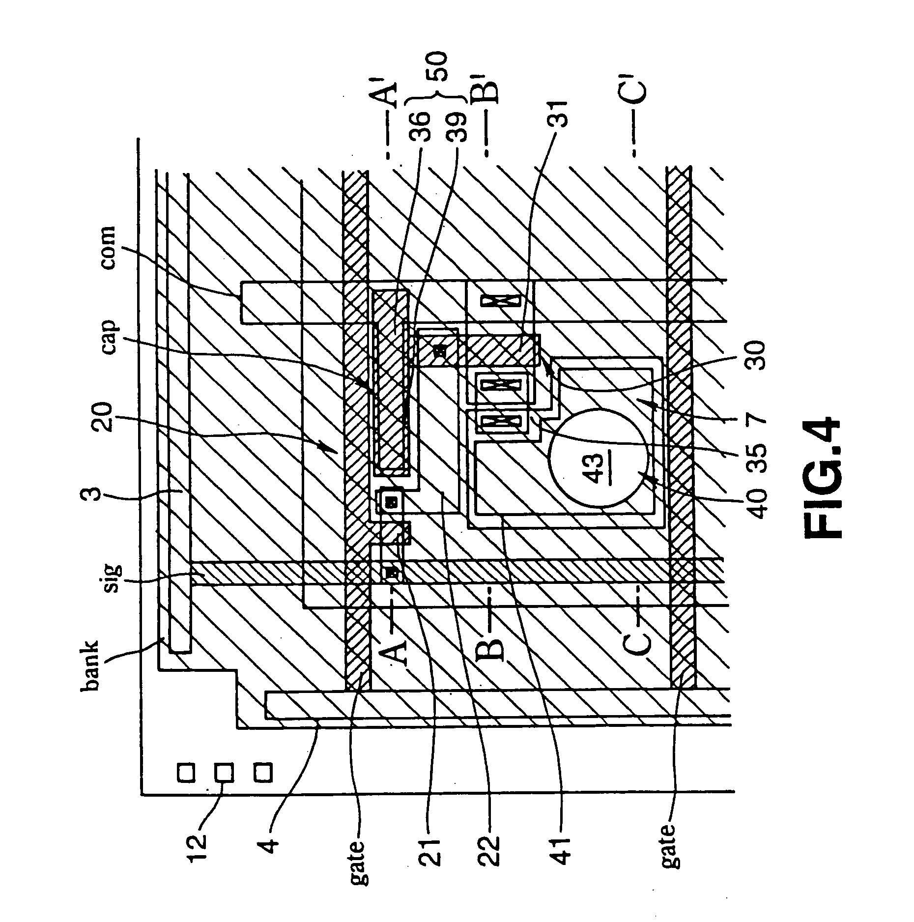 Method of forming thin film patterning substrate including formation of banks