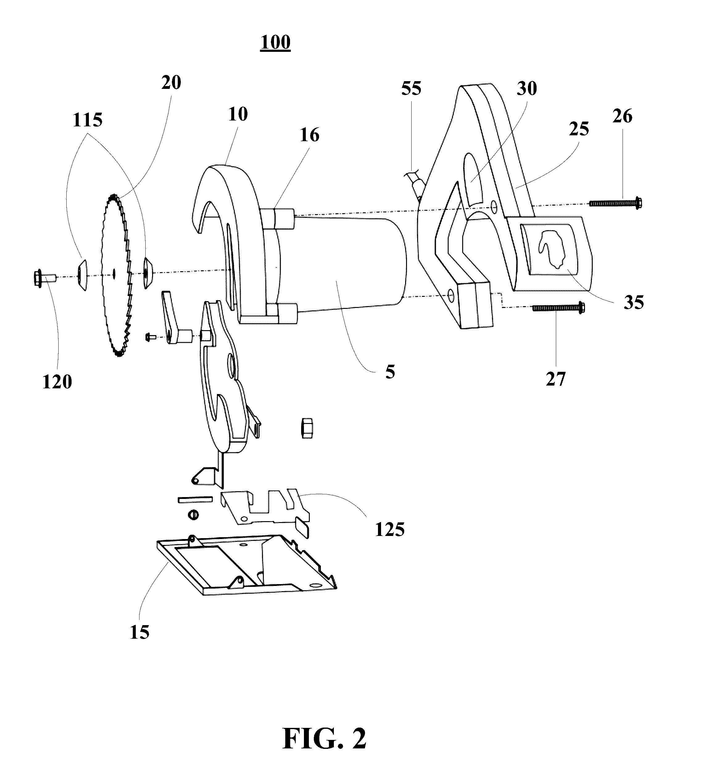 Dual actuation portable saw apparatus